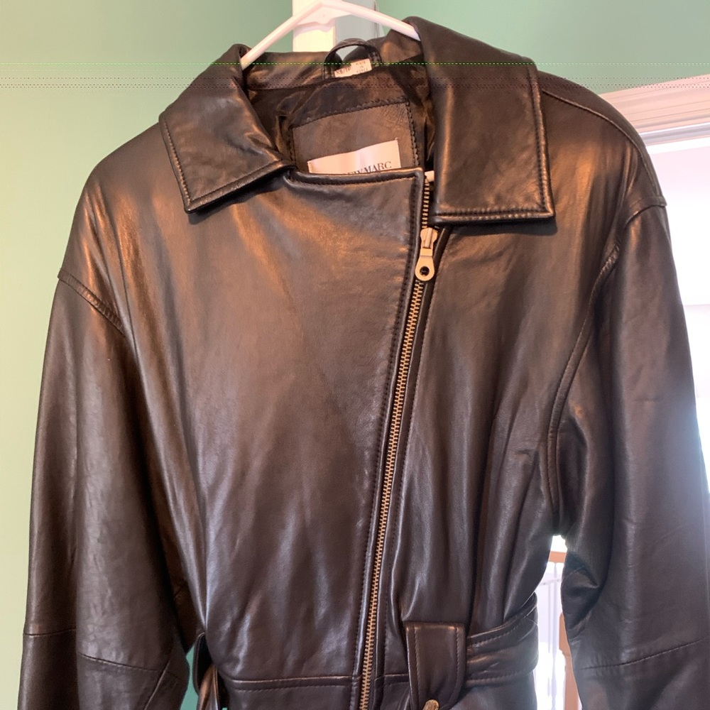 Vintage Andrew Marc XS leather jacket
